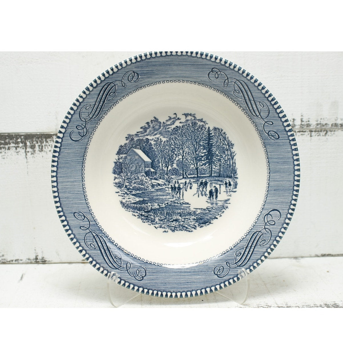 Currier and Ives 6 Piece Place Setting