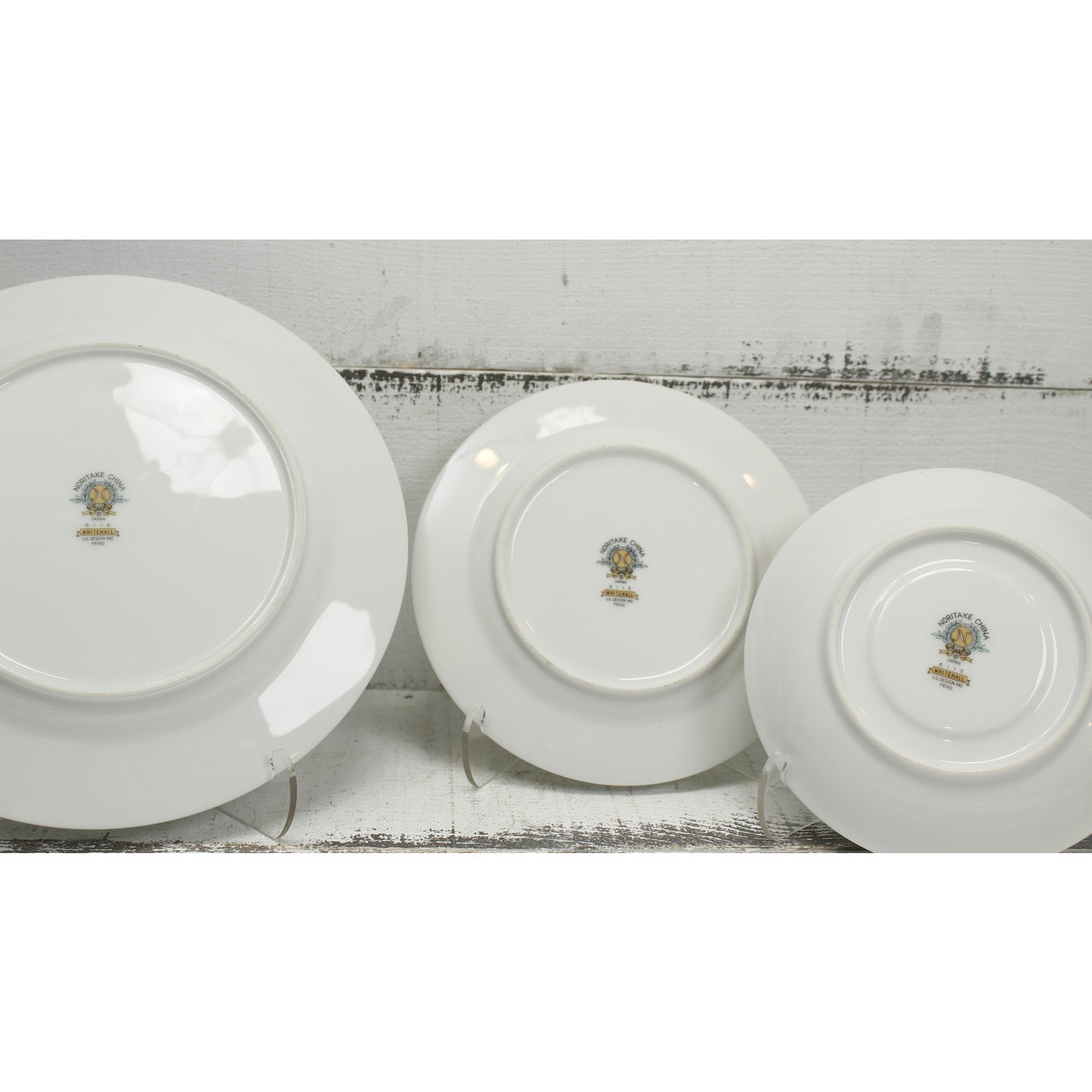 Noritake Whitehall Saucers Set of 3