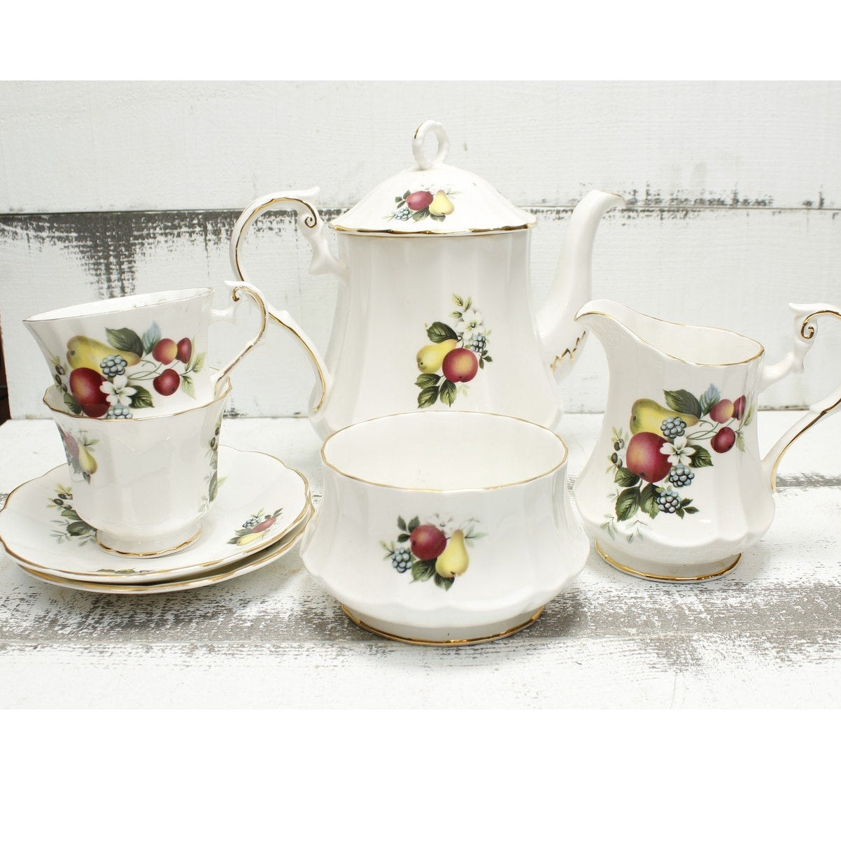 Vintage Rosina Tea Set 7 Pieces