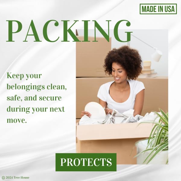 Packing Paper Sheets for Moving - 720 Sheets of Newsprint Paper - Must Have in Your Moving Supplies - 27" x 17" - Made in USA