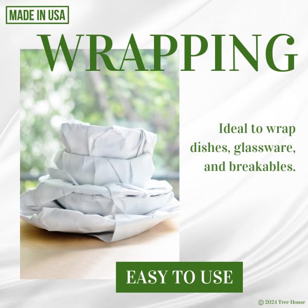 Packing Paper Sheets for Moving - 720 Sheets of Newsprint Paper - Must Have in Your Moving Supplies - 27" x 17" - Made in USA