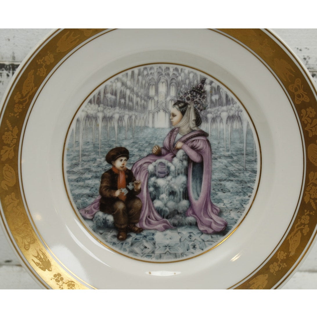 Royal Copenhagen Hans Christian Andersen Plate The Snow Queen 1975