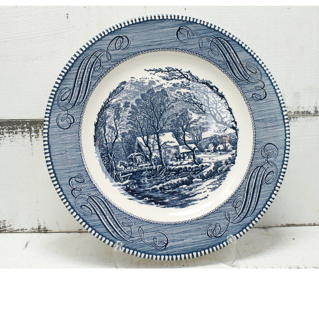 Currier and Ives 6 Piece Place Setting
