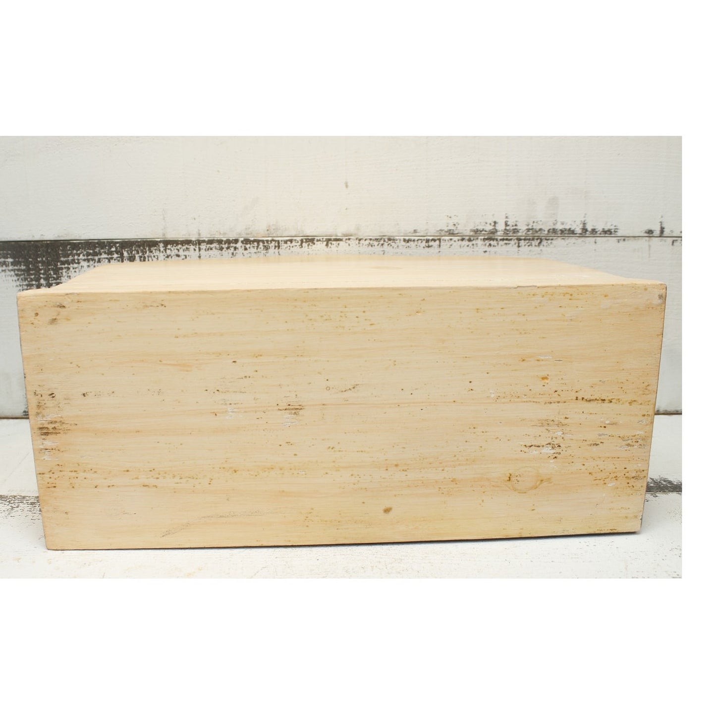 Handpainted Wooden Box with Hinged Lid Floral