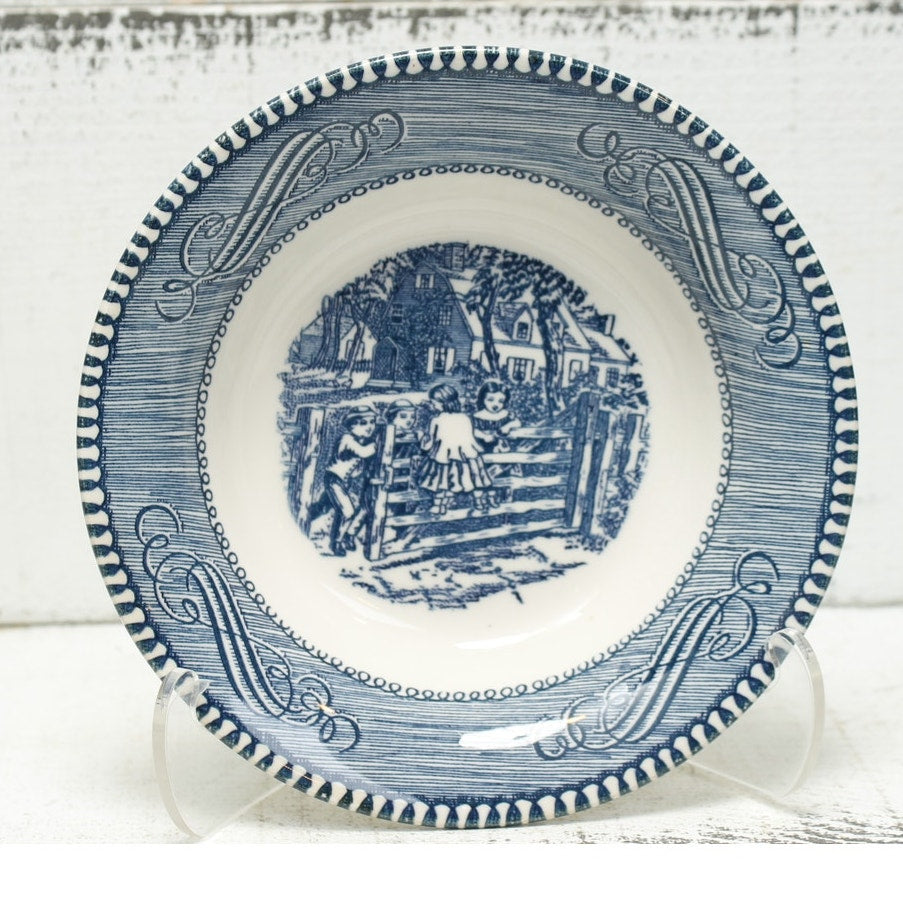 Currier and Ives 6 Piece Place Setting