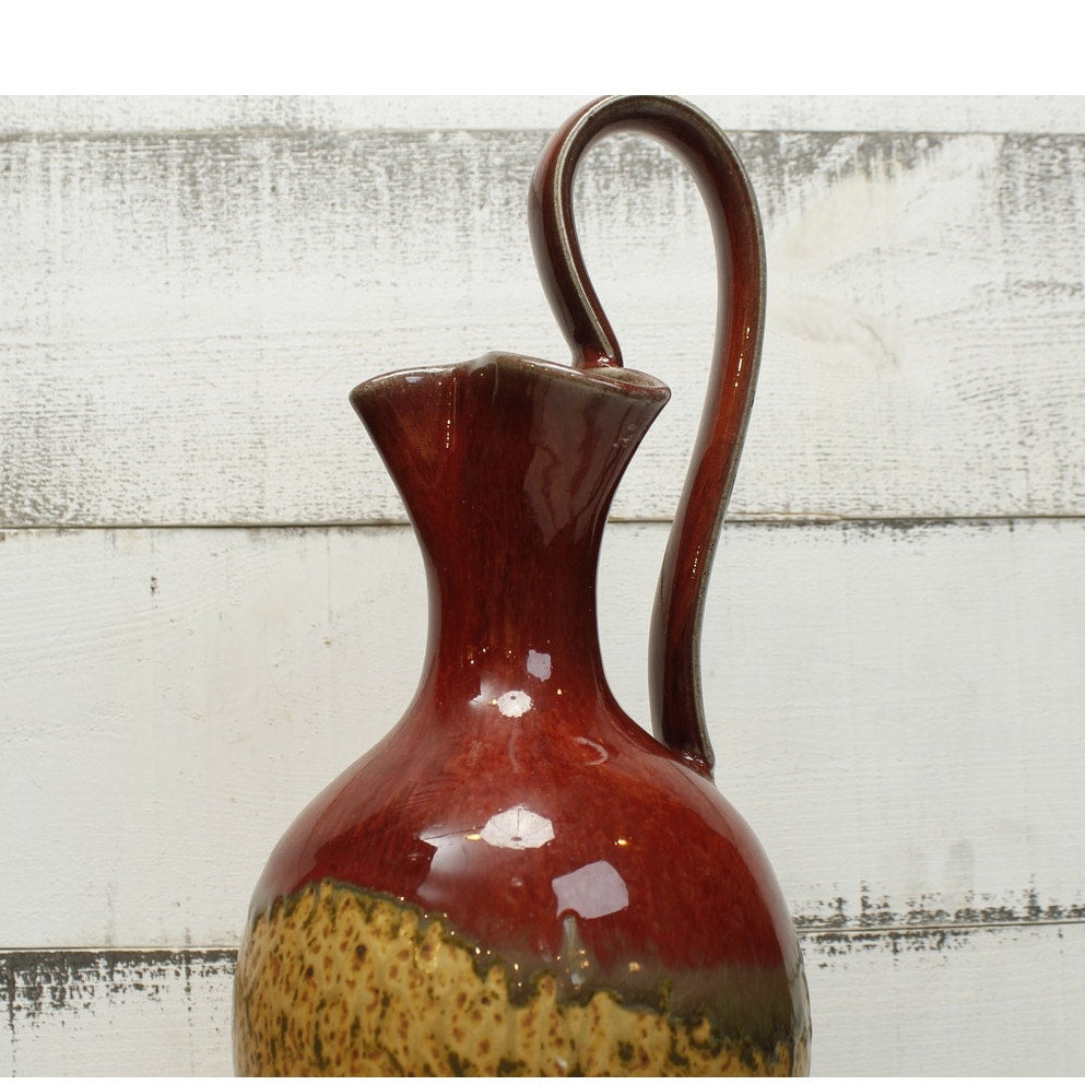 Seagrove Pottery Handmade and Glazed Vase Pitcher Signed