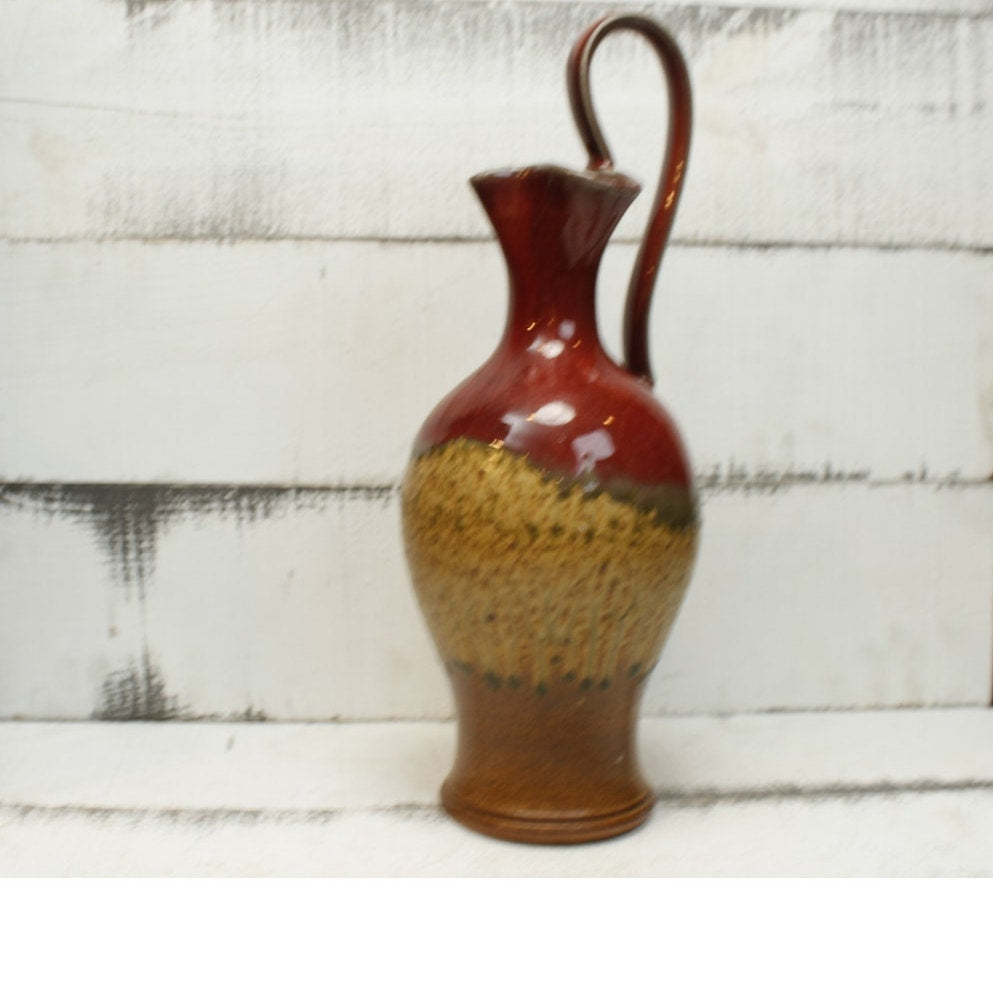 Seagrove Pottery Handmade and Glazed Vase Pitcher Signed