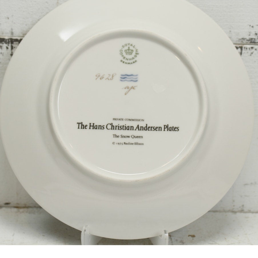 Royal Copenhagen Hans Christian Andersen Plate The Snow Queen 1975