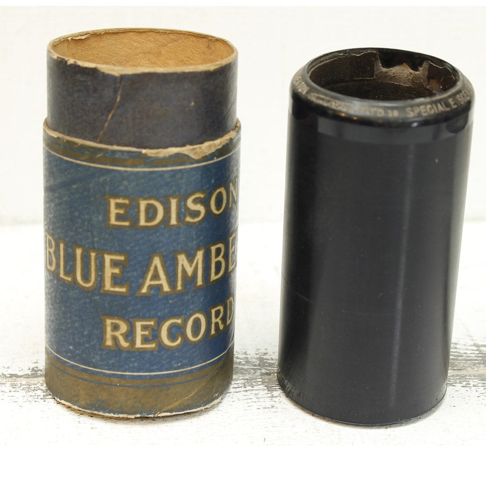 Original Edison Record Case and Record
