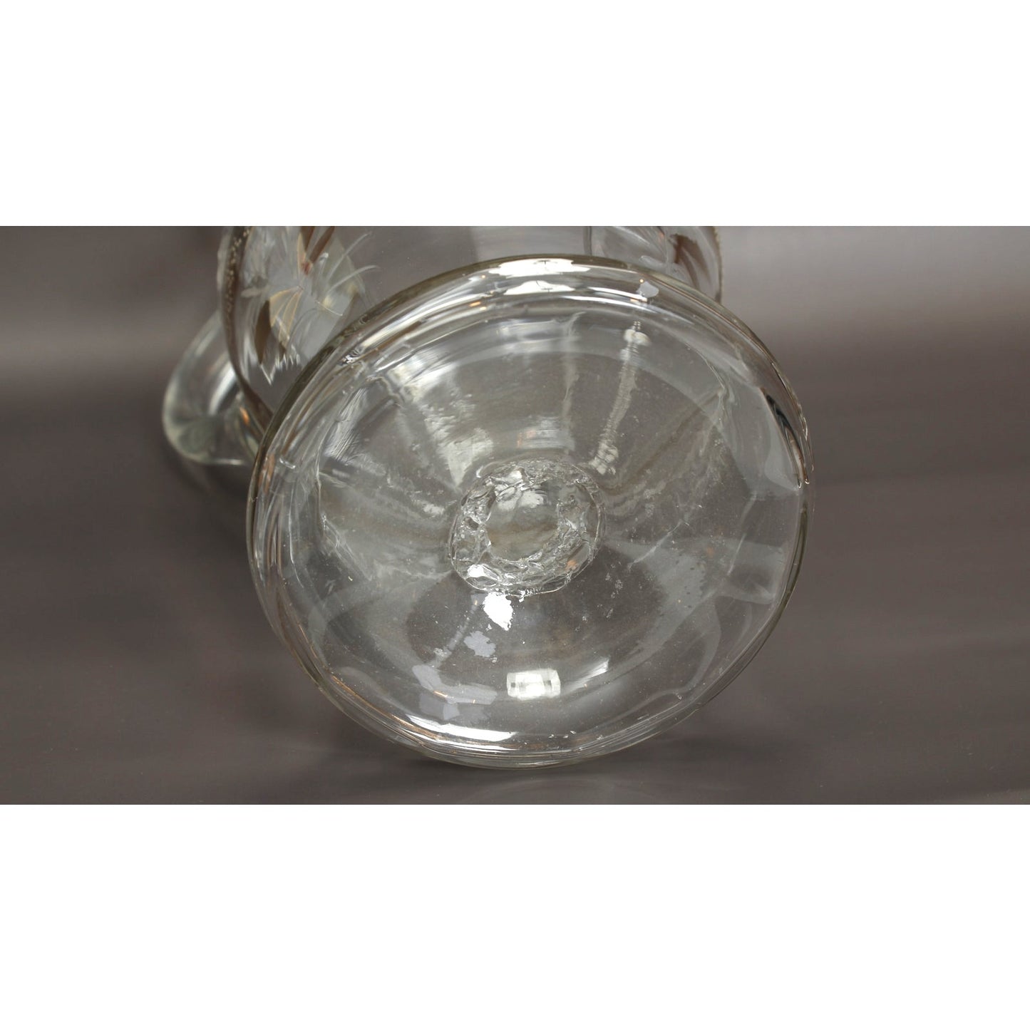 Victorian Era Glass Pitcher and 3 Glasses