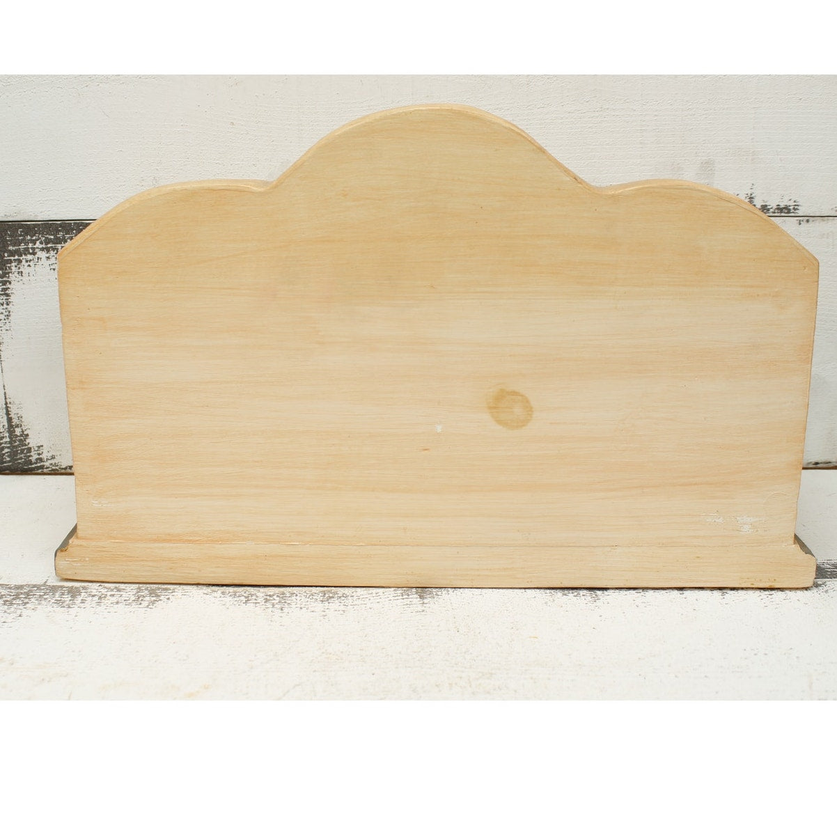 Handpainted Wooden Box with Hinged Lid Floral