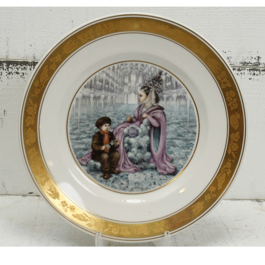 Royal Copenhagen Hans Christian Andersen Plate The Snow Queen 1975
