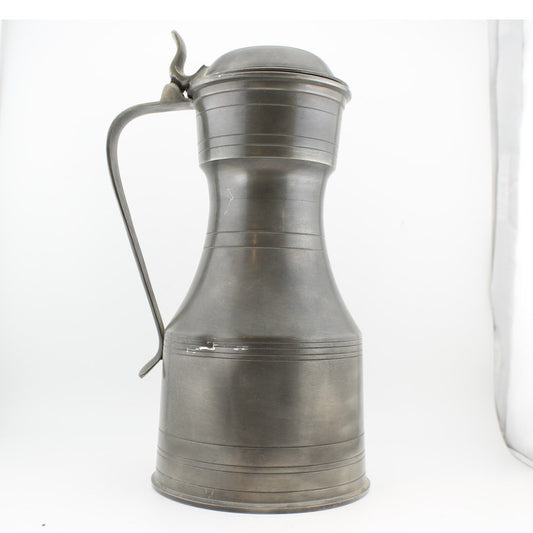 Antique 18th Century Pewter Tappit Hens Flagon Stamped London *RARE