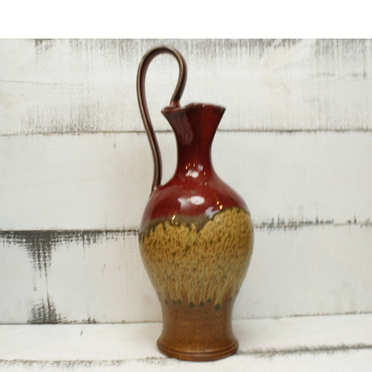 Seagrove Pottery Handmade and Glazed Vase Pitcher Signed