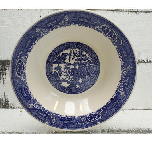 Vintage Blue Willow Ware Serving Bowl 10"