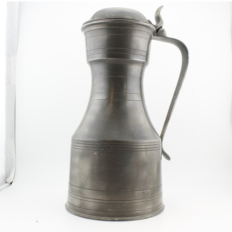 Antique 18th Century Pewter Tappit Hens Flagon Stamped London *RARE