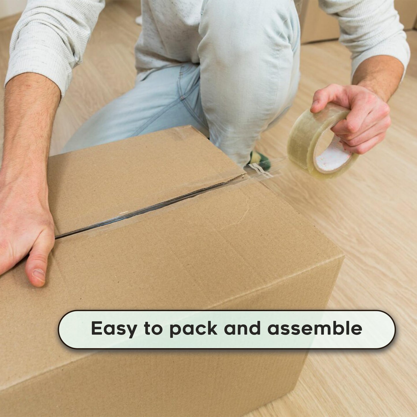 The Boxery 14"x12"x10" Brown/Kraft Corrugated Cardboard Shipping Boxes 25-Pack | Mailing, Packing, Moving & Storage for Business/Home – Durable - Eco-Friendly, Recyclable - Made in the USA