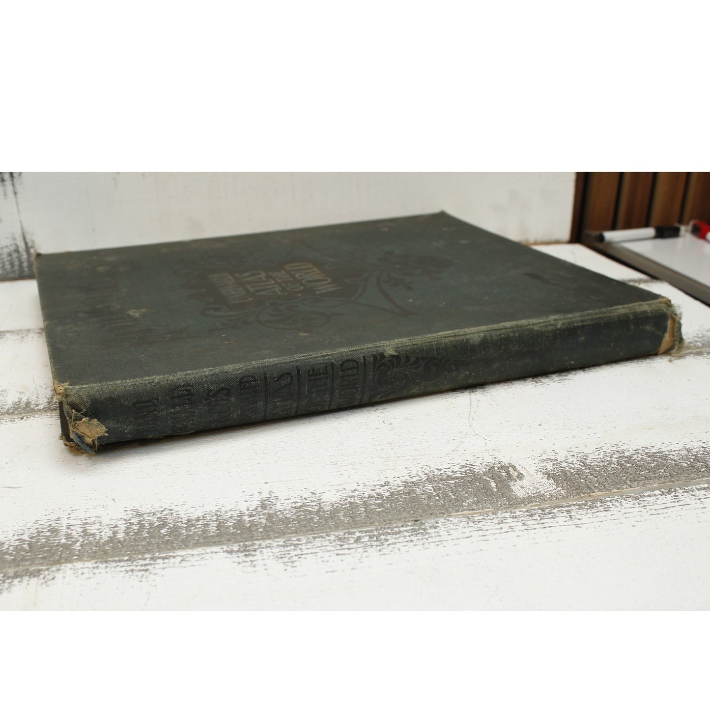 1915 Rand McNally & Co. USA Unrivaled Atlas of the World Book Antique
