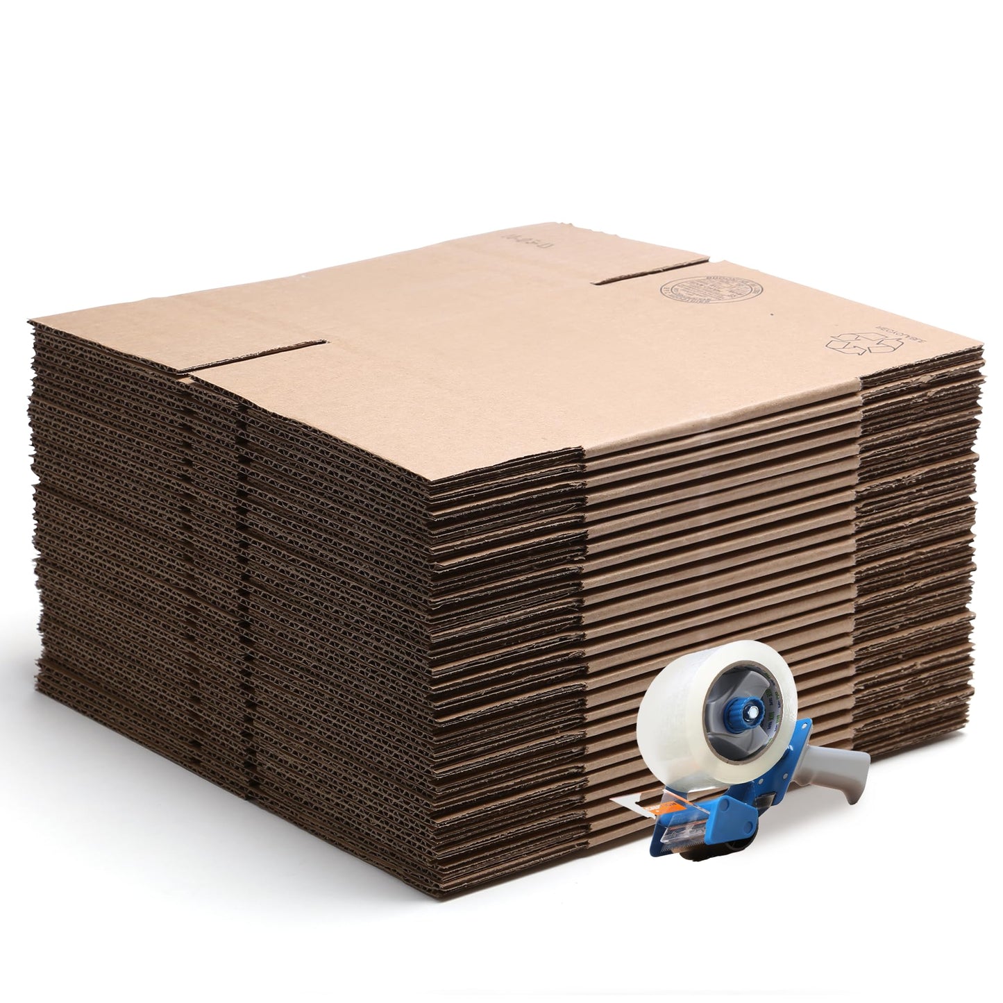 The Boxery 14"x12"x10" Brown/Kraft Corrugated Cardboard Shipping Boxes 25-Pack | Mailing, Packing, Moving & Storage for Business/Home – Durable - Eco-Friendly, Recyclable - Made in the USA