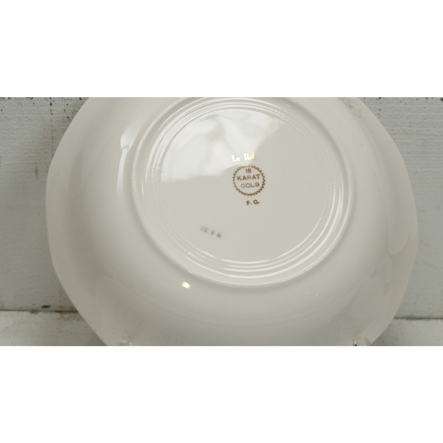 La Roi French China 18K Gold Trim Soup Bowl