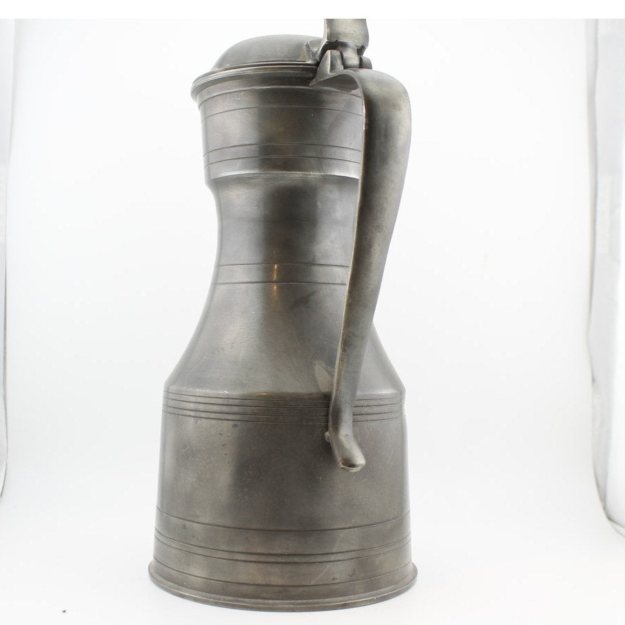Antique 18th Century Pewter Tappit Hens Flagon Stamped London *RARE