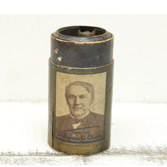 Original Edison Record Case and Record